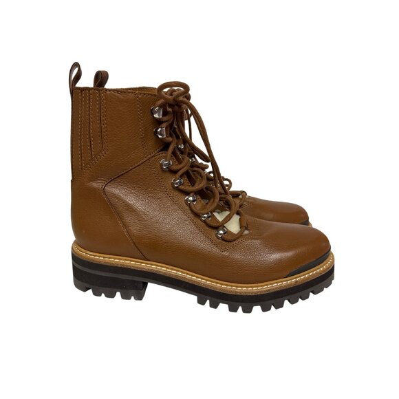Marc Fisher Izzie Women´s Ankle Boots Lug Sole Brown...